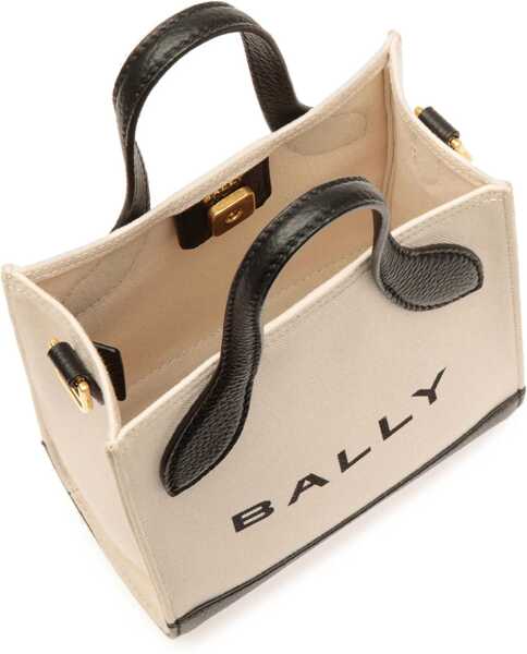 Genti de mana Bally Bag With Logo IVORY Femei (BM 14129375) 4