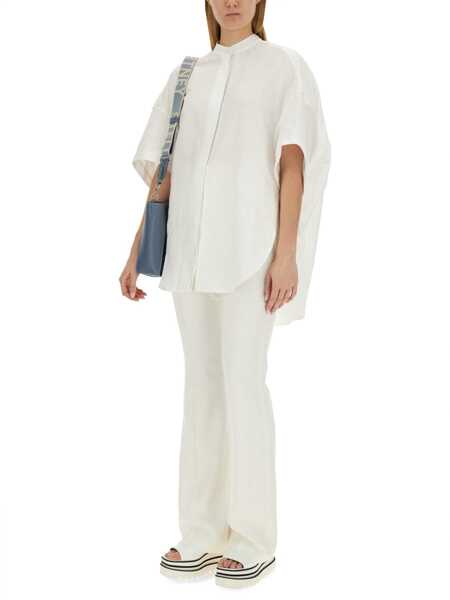 Bluze Stella McCartney Oversize Shirt WHITE Femei (BM 14129507) 4
