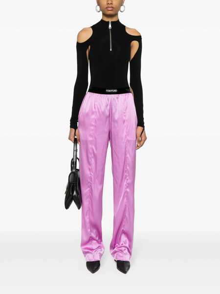 Pantaloni casual Tom Ford Pants With Logo PURPLE Femei (BM 14129567) 2