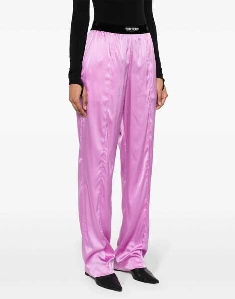 Pantaloni casual Tom Ford Pants With Logo PURPLE Femei (BM 14129567) 3