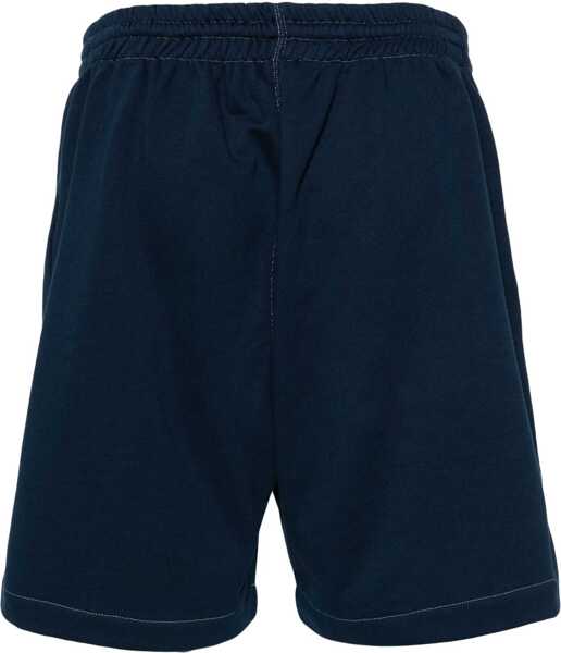 Pantaloni scurti MSGM Bermuda Shorts With Embroidered Logo BLUE Barbati (BM 14129648) 2