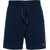 MSGM Bermuda Shorts With Embroidered Logo BLUE