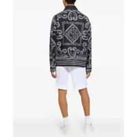 Pulovere Dolce & Gabbana pentru Barbati - Cardigane Dolce & Gabbana Navy Print Cardigan BLUE Barbati (BM 14129777) - B-mall.ro
