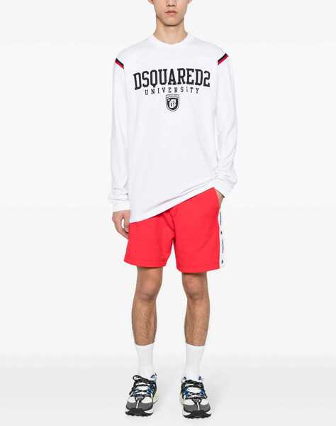 Bluze de trening DSQUARED2 Sweatshirt With Logo WHITE Barbati (BM 14129996) 2