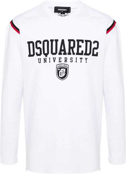 Bluze de trening DSQUARED2 Sweatshirt With Logo WHITE Barbati (BM 14129996) 1