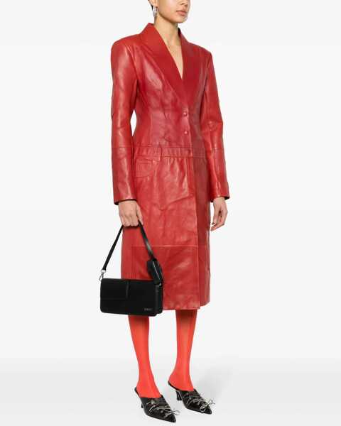 Genti de umar MSGM Baguette Bag With Double Flap And Logo BLACK Femei (BM 14130293) 2