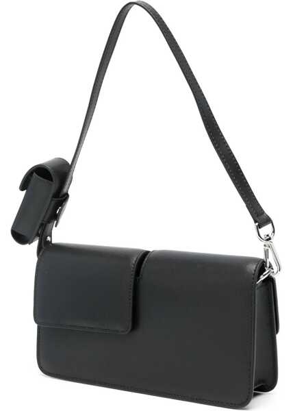 Genti de umar MSGM Baguette Bag With Double Flap And Logo BLACK Femei (BM 14130293) 3