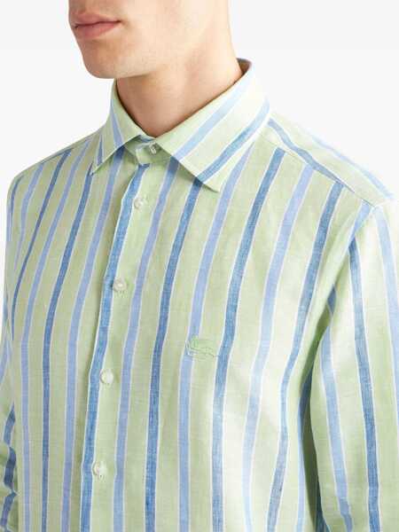 Camasi casual ETRO Pegasus Logo Shirt GREEN Barbati (BM 14130353) 4