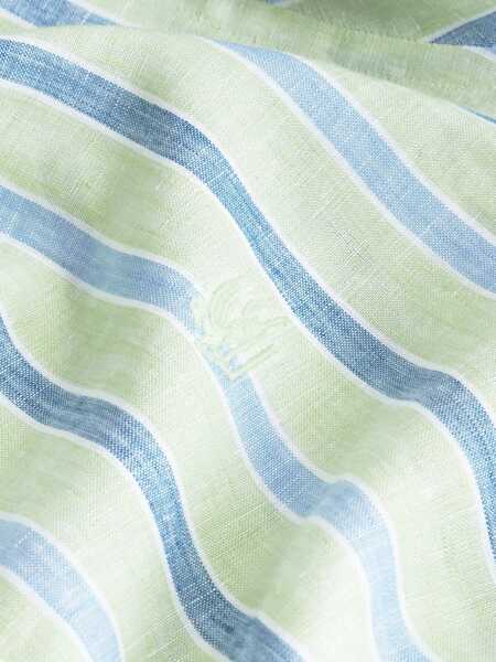 Camasi casual ETRO Pegasus Logo Shirt GREEN Barbati (BM 14130353) 5