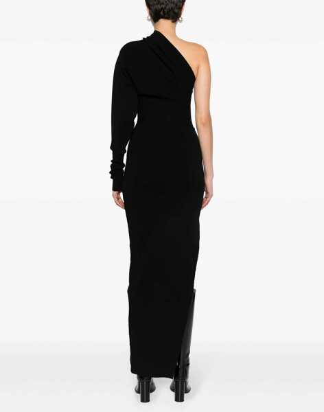 Rochii casual Rick Owens One-Shoulder Dress BLACK Femei (BM 14130515) 4