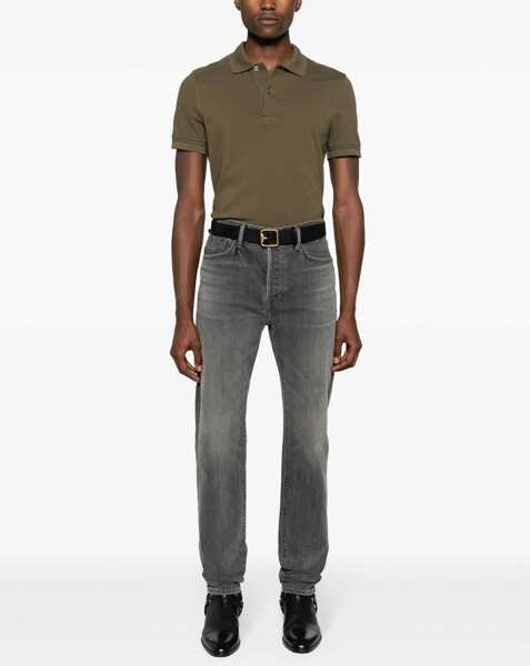 Blugi drepti Tom Ford Straight Leg Jeans GREY Barbati (BM 14130665) 2