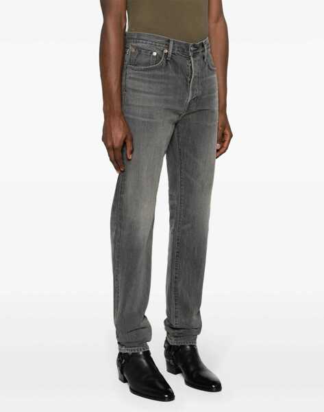 Blugi drepti Tom Ford Straight Leg Jeans GREY Barbati (BM 14130665) 3