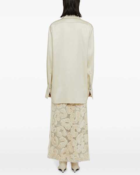 Bluze Jil Sander Shirt With Long Sleeves IVORY Femei (BM 14130719) 4