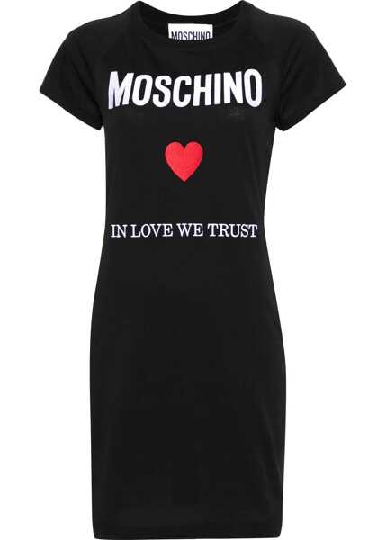 Rochii casual Moschino Dress With Logo BLACK Femei (BM 14130821) 1