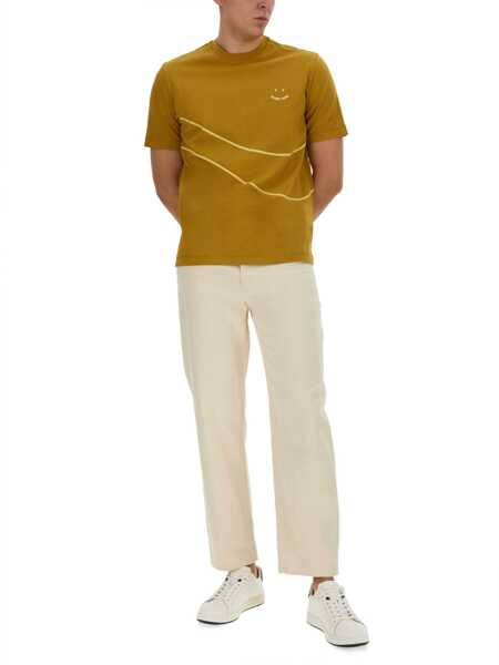 Tricouri Paul Smith T-Shirt With Logo BROWN Barbati (BM 14130827) 2