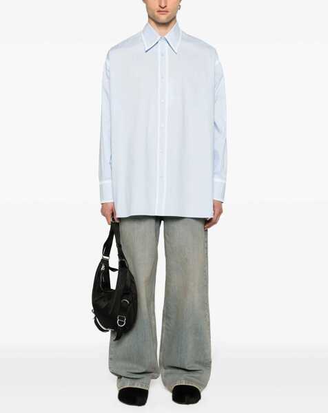 Camasi casual MM6 Maison Margiela Oversize Fit Shirt AZURE Barbati (BM 14131034) 2