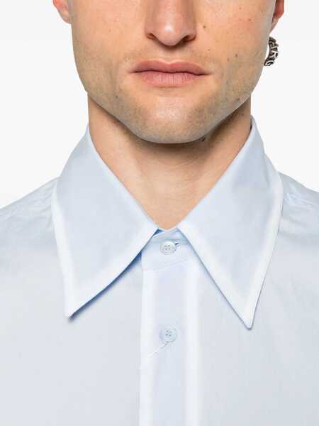 Camasi casual MM6 Maison Margiela Oversize Fit Shirt AZURE Barbati (BM 14131034) 5