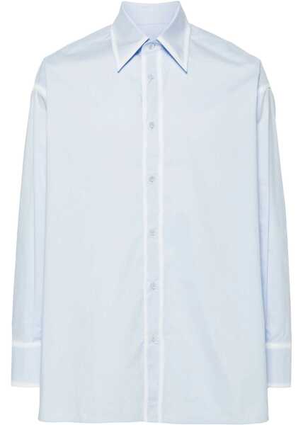 Camasi casual MM6 Maison Margiela Oversize Fit Shirt AZURE Barbati (BM 14131034) 1