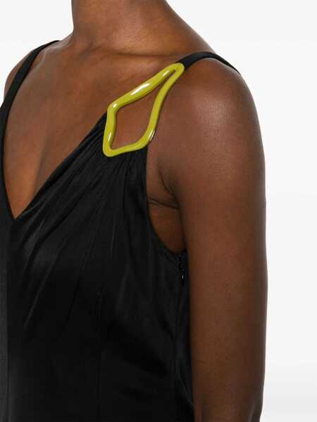 Rochii casual Lanvin Midi Dress BLACK Femei (BM 14131052) 5