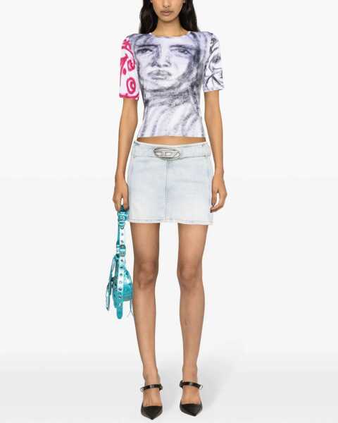 Fuste casual Diesel De-Flip-S Skirt DENIM Femei (BM 14131058) 2