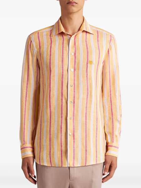 Camasi casual ETRO Pegasus Logo Shirt MULTICOLOUR Barbati (BM 14131106) 2