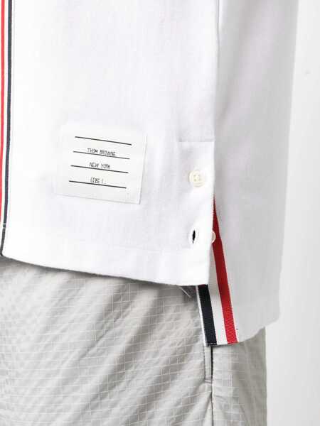 Tricouri Thom Browne Jersey T-Shirt WHITE Barbati (BM 14131118) 5