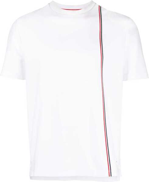 Tricouri Thom Browne Jersey T-Shirt WHITE Barbati (BM 14131118) 1