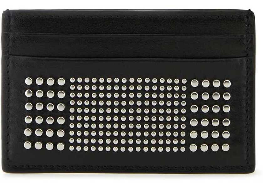 Portofele Alexander McQueen Leather Card Holder BLACK Barbati (BM 14131124) 2