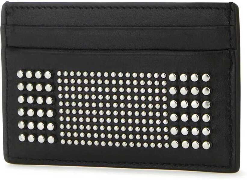 Portofele Alexander McQueen Leather Card Holder BLACK Barbati (BM 14131124) 3