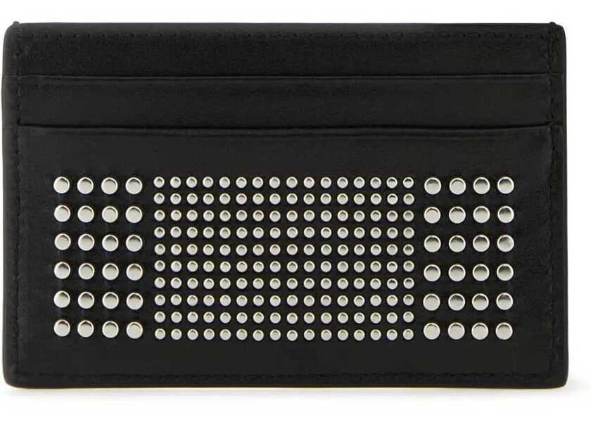 Portofele Alexander McQueen Leather Card Holder BLACK Barbati (BM 14131124) 1