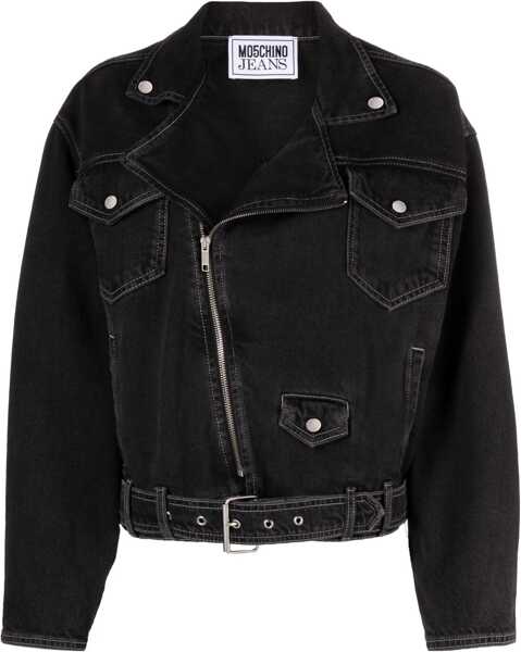 Jachete MOSCHINO JEANS Denim Jacket BLACK Femei (BM 14131313) 1