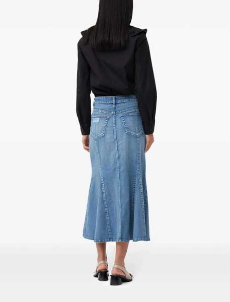 Bluze Ganni Blouse With Ruffles BLACK Femei (BM 14131316) 4