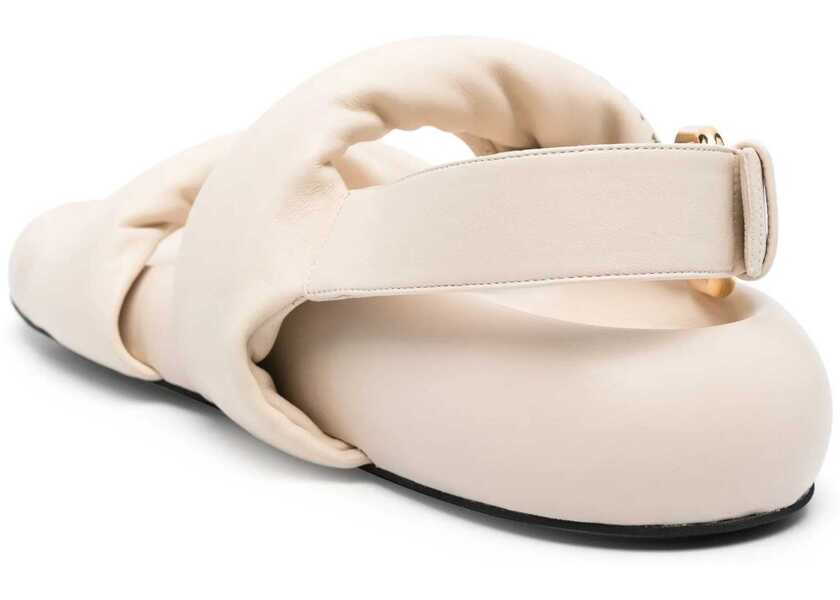 Sandale Marni Leather Sandal IVORY Femei (BM 14131334) 3