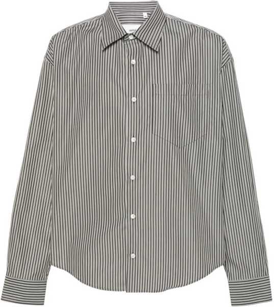 Camasi office AMI Paris Shirt With Logo BLACK Femei (BM 14131748) 3