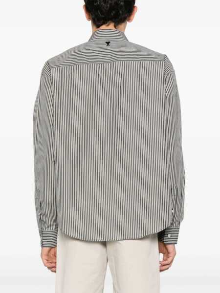 Camasi office AMI Paris Shirt With Logo BLACK Femei (BM 14131748) 5