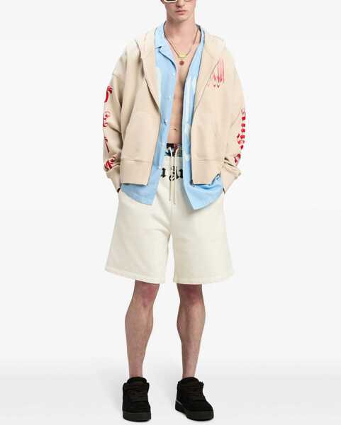 Jachete Palm Angels Monogram Shirt CHARCOAL Barbati (BM 14131919) 2