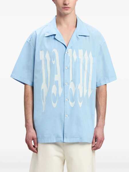 Jachete Palm Angels Monogram Shirt CHARCOAL Barbati (BM 14131919) 3