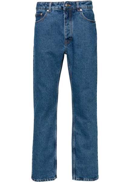 Blugi drepti Palm Angels Straight Leg Jeans BABY BLUE Barbati (BM 14132132) 1