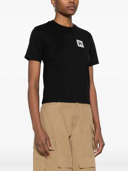 Tricouri Palm Angels Palm Ski Club T-Shirt BLACK Femei (BM 14132210) 3