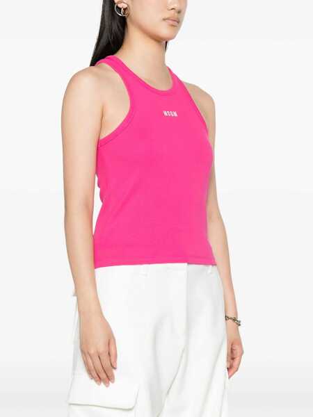 Bluze MSGM Tops With Logo FUCHSIA Femei (BM 14132330) 3