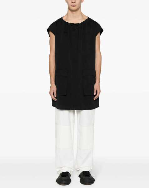 Pantaloni casual MM6 Maison Margiela Cotton Canvas Pants WHITE Barbati (BM 14132381) 2