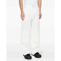 Pantaloni MM6 Maison Margiela pentru Barbati - Pantaloni casual MM6 Maison Margiela Cotton Canvas Pants WHITE Barbati (BM 14132381) - B-mall.ro