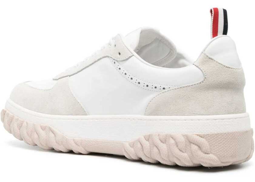 Sneakers Thom Browne Leather Sneaker WHITE Barbati (BM 14132507) 3