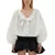 Patou Top With Balloon Sleeves WHITE