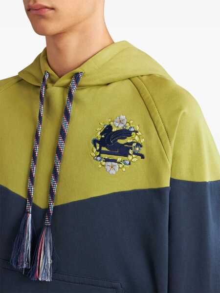 Bluze de trening ETRO Hooded Sweatshirt With Logo GREEN Barbati (BM 14132615) 4