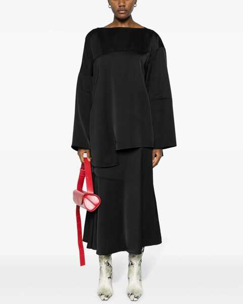 Fuste casual Jil Sander Flared Skirt BLACK Femei (BM 14132708) 2