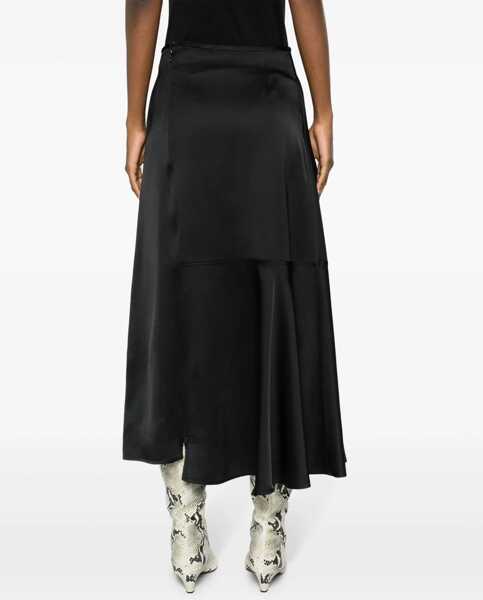 Fuste casual Jil Sander Flared Skirt BLACK Femei (BM 14132708) 4