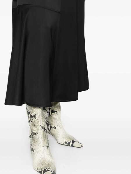 Fuste casual Jil Sander Flared Skirt BLACK Femei (BM 14132708) 5