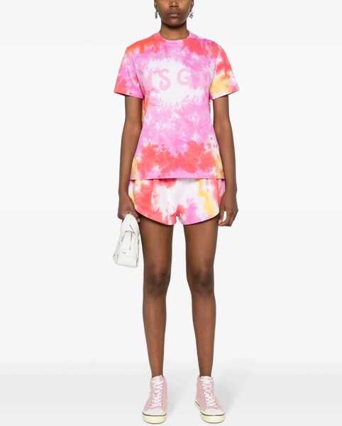 Pantaloni scurti MSGM Tie-Dye Bermuda Shorts MULTICOLOUR Femei (BM 14132996) 2