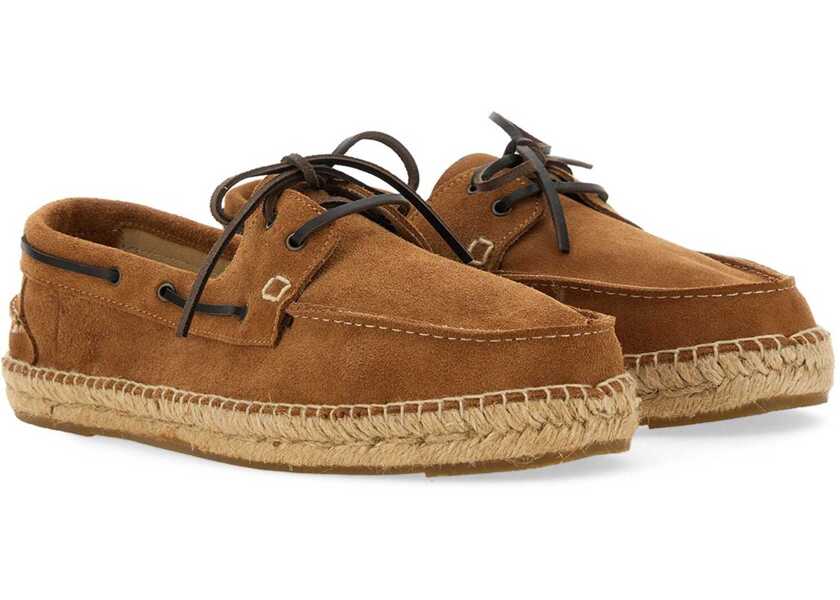 Espadrile Maneb Boat Moccasin BROWN Barbati (BM 14133119) 2